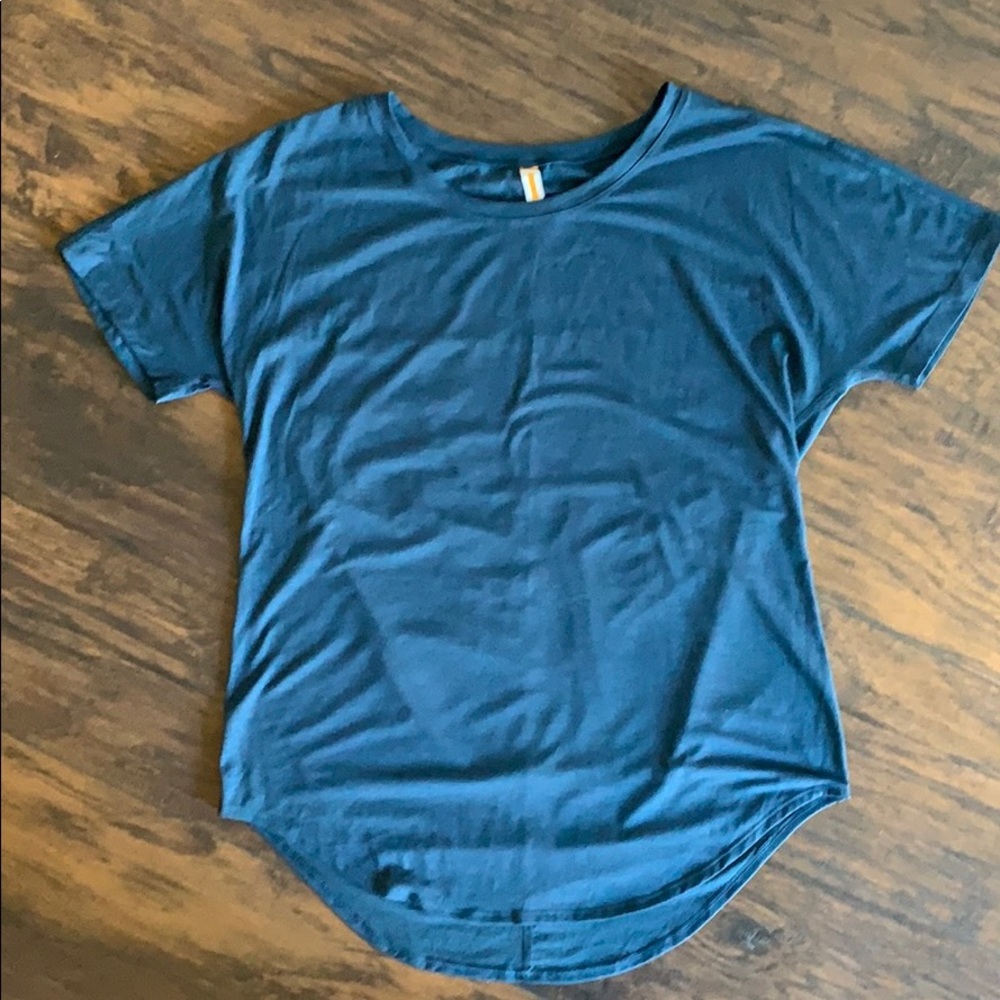 Lucy Navy Blue Athletic Tee